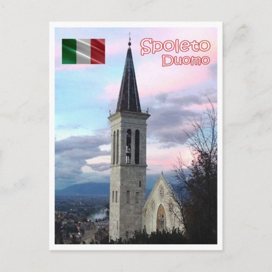 Italië - Umbria - Spoleto - The Dome - Briefkaart (Voorkant)