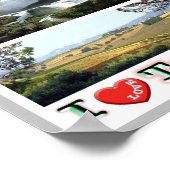 Italië - Umbria - Terni - I Love - Poster (Hoek)