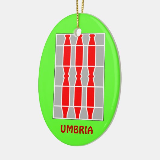 Italië - Umbrië kerstversiering Keramisch Ornament (Links)