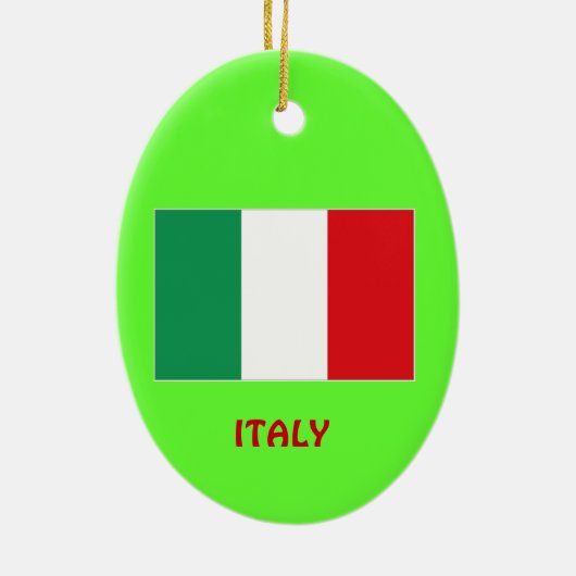 Italië - Umbrië kerstversiering Keramisch Ornament (Achterkant)
