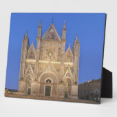 Italië, Umbrië, Orvieto, Cathedraal Orvieto Fotoplaat (Zijkant)
