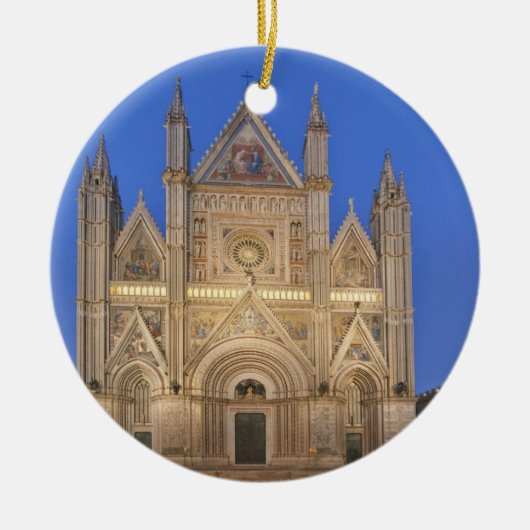 Italië, Umbrië, Orvieto, Cathedraal Orvieto Keramisch Ornament (Voorkant)