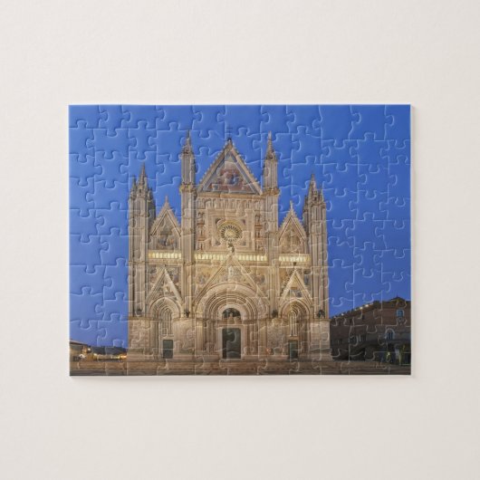 Italië, Umbrië, Orvieto, Cathedraal Orvieto Legpuzzel (Horizontaal)