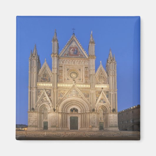 Italië, Umbrië, Orvieto, Cathedraal Orvieto Magneet (Voorkant)