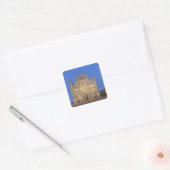 Italië, Umbrië, Orvieto, Cathedraal Orvieto Vierkante Sticker (Envelop)
