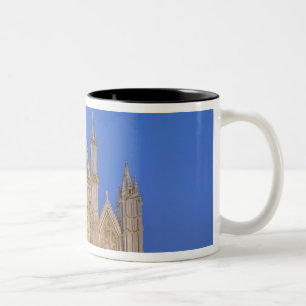 Italië, Umbrië, Orvieto, Dom van Orvieto Tweekleurige Koffiemok