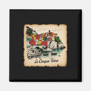 Italië Vakantie Cinque Terre Riomaggiore Zee Reize Magneet