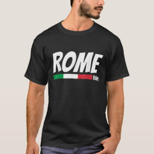 Italië Vakantie Roma Italia Reizen Italië Vlag Rom T-shirt