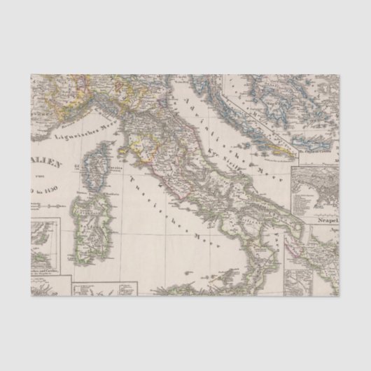 Italië van 1270 tot en met 1450 tissuepapier (Voorkant)