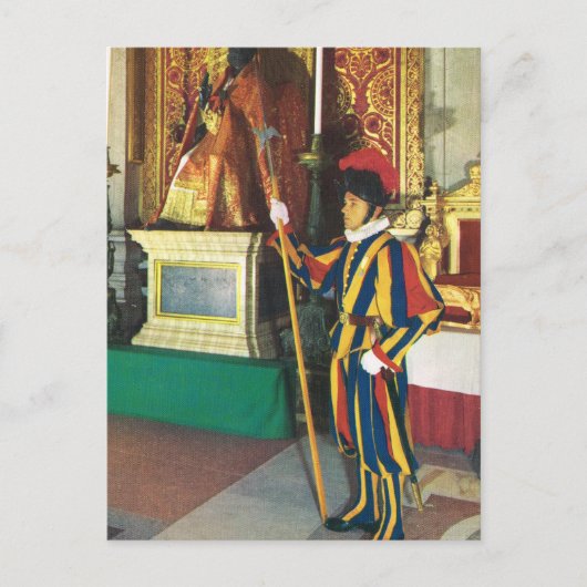Italië, Vaticaan Rome, Zwitserse Garde Briefkaart (Voorkant)