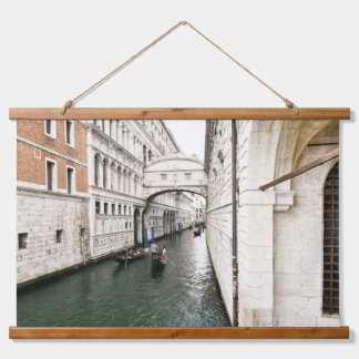 Italie Venetiaans zeegezicht met gondel wandtapijt Hangend Wandkleed