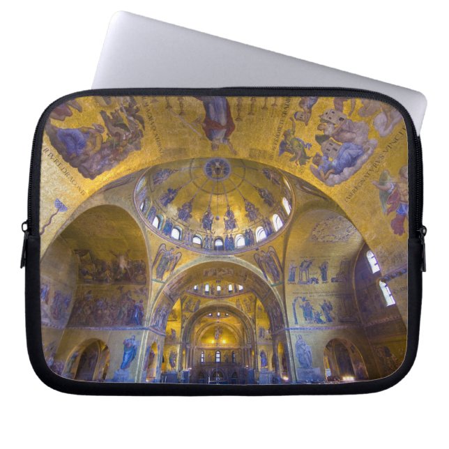 Italië, Venetië. Binnenkant van de St. Marks kathe Laptop Sleeve (Voorkant)