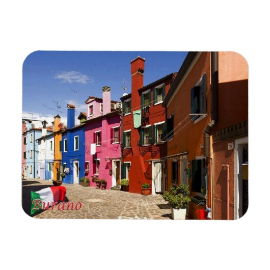 Italië - Venetië - Burano - Magneet (Horizontaal)