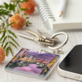 Italië Venetië Canal Acryl Sleutelhanger (Voorkant Rechts)