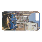 Italië, Venetië, gondels afgemeerd langs kanaal Case-Mate iPhone Case (Achterkant (Horizontaal))