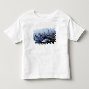 Italië, Venetië. Gondels. Kinder Shirts