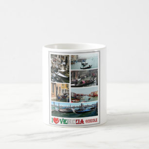 Italië - Venetië - Gondolas - I Love - Koffiemok