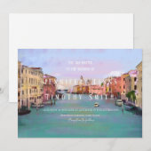 Italië Venetië grote gracht schilderij Kaart (Voorkant / Achterkant)