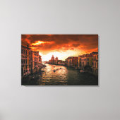 Italië Venetië Grote Kanaal Canvas Print (Voorkant)