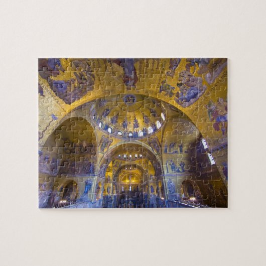 Italië, Venetië. Interieur van de Sint-Marcuskathe Legpuzzel (Horizontaal)