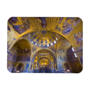 Italië, Venetië. Interieur van de Sint-Marcuskathe Magneet