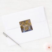 Italië, Venetië. Interieur van de Sint-Marcuskathe Vierkante Sticker (Envelop)
