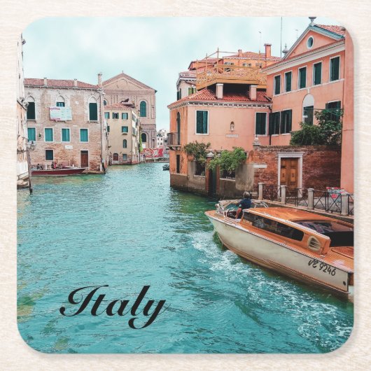 Italië Venetië Kartonnen Onderzetters (Voorkant)
