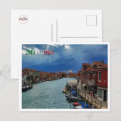 Italië - Venetië - Murano - Briefkaart (Voorkant / Achterkant)