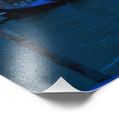 Italië, Venetië, Nacht Uitzicht langs de Grote Foto Afdruk (Hoek)