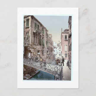 Italië Venetië Ponte Del Paradiso 1890 Briefkaart