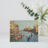 Italië, Venetië, Regatta op het Grote Kanaal Briefkaart (Staand voorkant)