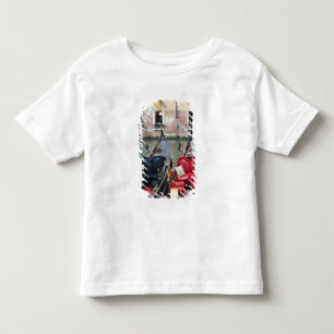 Italië, Venetië, Selectieve focus van gondel in de Kinder Shirts