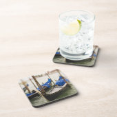 Italië, Venetië, selectieve focus van Gondola in d Drankjes Onderzetter (Rechterzijde)