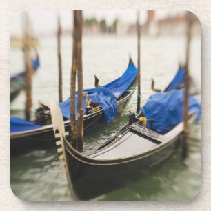 Italië, Venetië, selectieve focus van Gondola in Drankjes Onderzetter