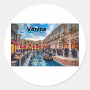 Italië Venetië (St.K) Ronde Sticker