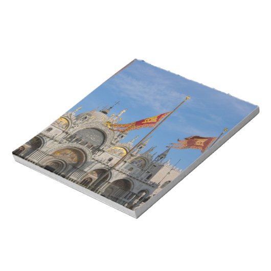 Italië, Venetië, St. Mark's Basilica in St. Mark's Notitieblok (Linkerzijde)