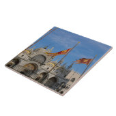 Italië, Venetië, St. Mark's Basilica in St. Mark's Tegeltje (Zijkant)