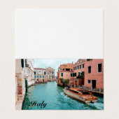 Italië Venetië Visitekaartje Magnet (Buitenkant ongevouwen)