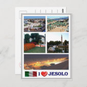 Italië - Veneto - Jesolo - Mosaic - Briefkaart (Voorkant / Achterkant)