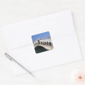 Italië, Veneto, Venetië, brug over de Rialto Vierkante Sticker (Envelop)