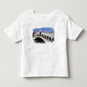 Italië, Veneto, Venetië, Rialtobrug oversteken Kinder Shirts