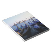 Italië, Veneto, Venetië, rij Gondolas en San Marin Notitieblok (Schuin)