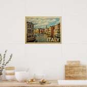 Italië Venice Vintage Revel Poster (Keuken)