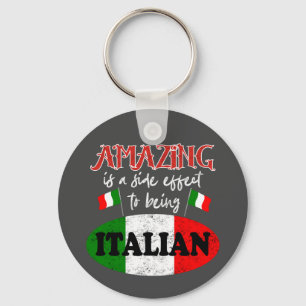 Italië Verbazingwekkend Italiaans Trots Grappig Sa Sleutelhanger