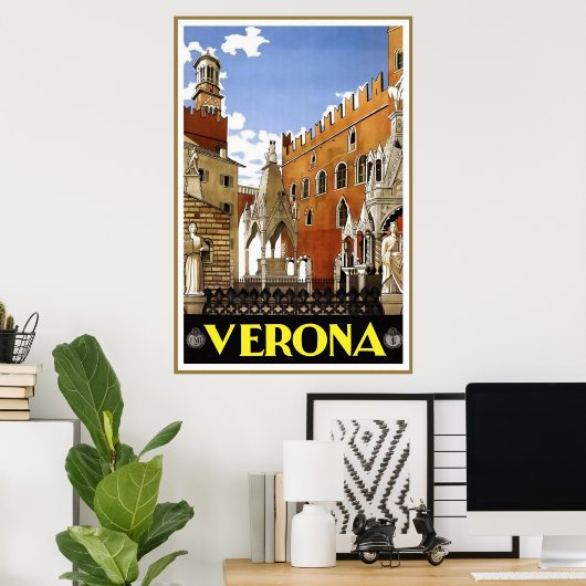 Italië Verona Poster (Thuiskantoor)