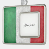 Italië Verzilverd Omlijst Ornament (Links)