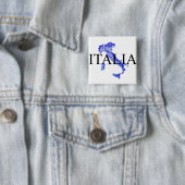 Italië Vierkante Button 5,1 Cm (In situ)