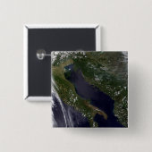 Italië Vierkante Button 5,1 Cm (Voorkant /achterkant)