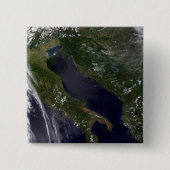 Italië Vierkante Button 5,1 Cm (Voorkant)