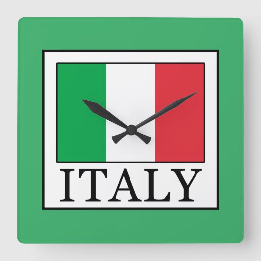 Italië Vierkante Klok (Voorkant)
